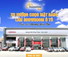 Xu hướng chọn mặt bằng làm showroom ô tô của các thương hiệu lớn