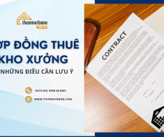 Tìm hiểu về mẫu hợp đồng cho thuê kho xưởng chuẩn pháp lý 2024