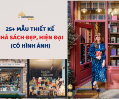 25+ mẫu thiết kế nhà sách đẹp, hiện đại (có hình ảnh)