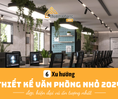 5 Xu hướng thiết kế văn phòng nhỏ 2024 đẹp, hiện đại và ấn tượng nhất