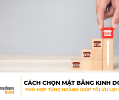 Cách chọn mặt bằng kinh doanh phù hợp từng ngành giúp tối ưu lợi nhuận
