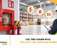 Tiêu chuẩn PCCC cần lưu ý khi thuê kho xưởng