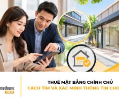 Thuê mặt bằng chính chủ: Cách tìm và xác minh thông tin cho thuê