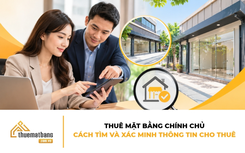Thuê mặt bằng chính chủ: Cách tìm và xác minh thông tin cho thuê